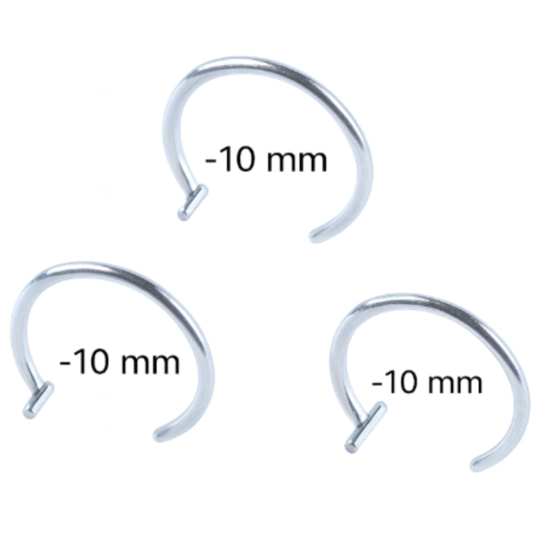 ANILLO ARO PIERCING DE LABIOS FALSO SIN PERFORACION - 2
