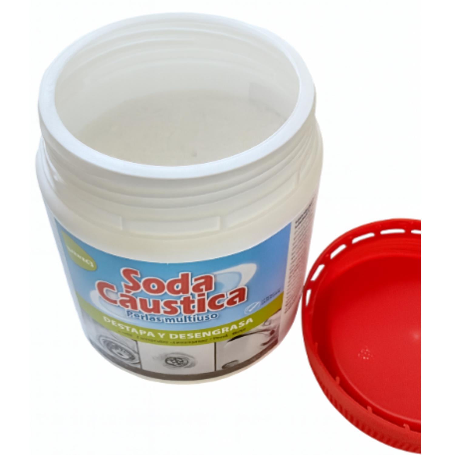 SODA CAUSTICA EN PERLAS POTE 1/2KG PASSOL ORIGINAL - 2