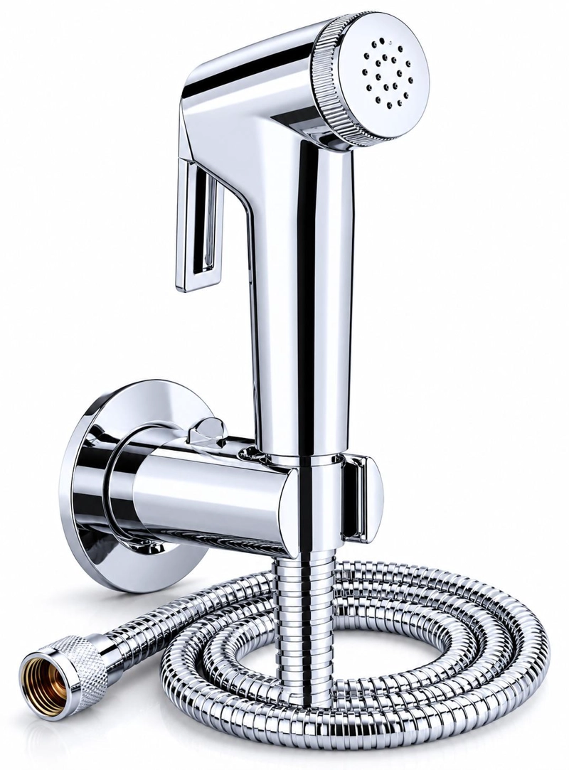 DUCHA FANALOZA CTFA07 BIDET ARABE MANGO CROMADO BRIGGS- - 1
