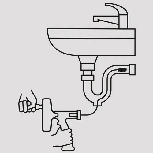 DESTAPADOR TRUPER 2024 CAÑERIAS LAVAMANOS DESAGUE WC 4.5 MTS PRETUL - 3
