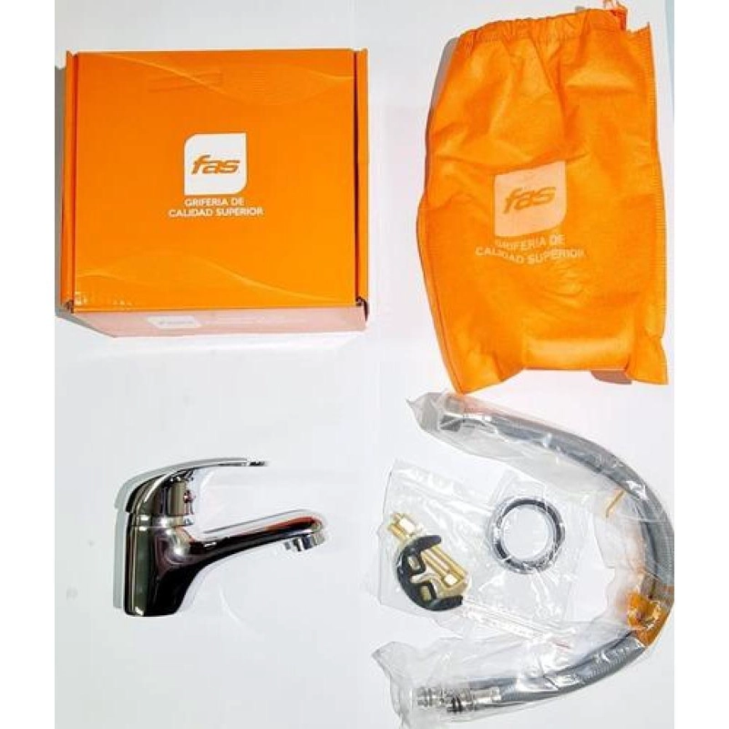 LLAVE FAS CTFAS08 MONOMANDO LAVAMANOS CALIDAD SUPERIOR ACERO - 3