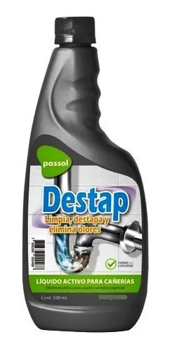 DESTAPADOR CAÑERIAS 500ML BAÑOS, LAVAPLATOS - 1
