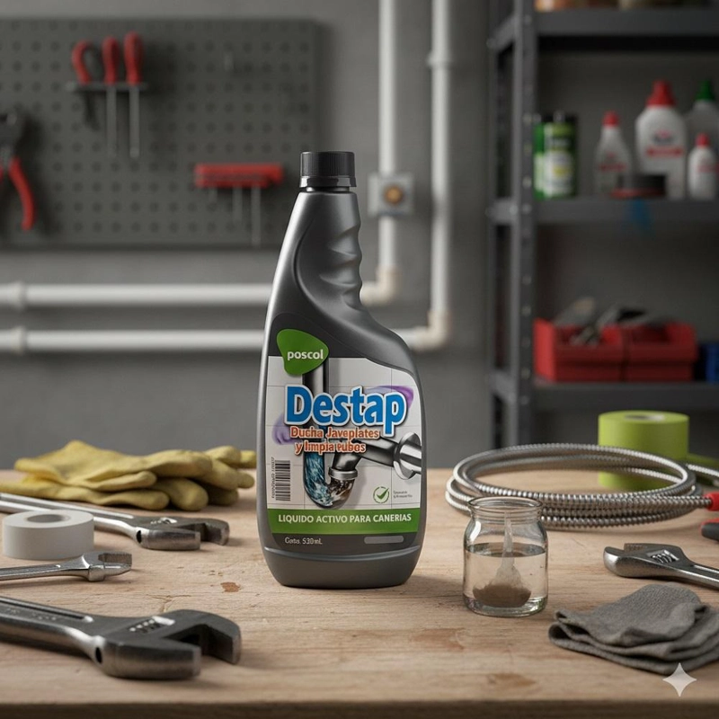DESTAPADOR CAÑERIAS 500ML BAÑOS, LAVAPLATOS - 3
