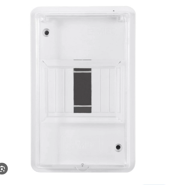 TABLERO ELECTRICO EMBUTIR 4 PUESTOS CON RIEL 4DIN PVC AUTOEXTINGUIBLE - 1