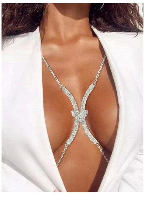 CADENA/COLLAR 2024 PARA EL CUERPO PECHO SEXY DIVA FIESTA - 1