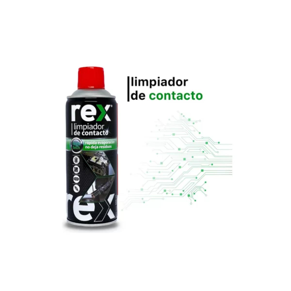 LIMPIADOR DE CONTACTOR REX RAPIDA EVAPORACION 400ML - 2