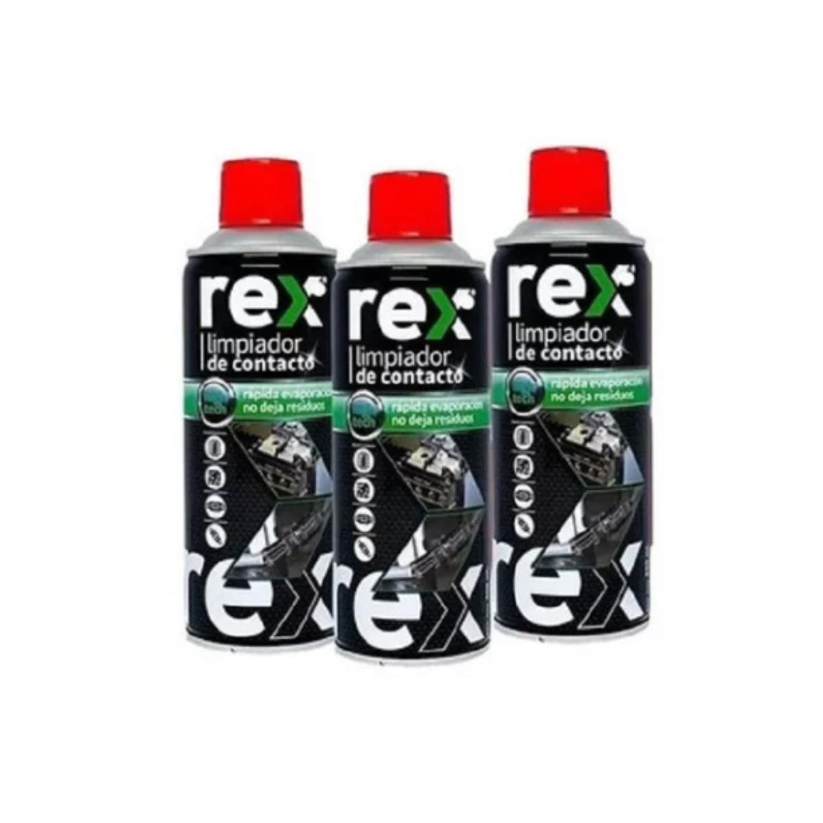 LIMPIADOR DE CONTACTOR REX RAPIDA EVAPORACION 400ML - 3