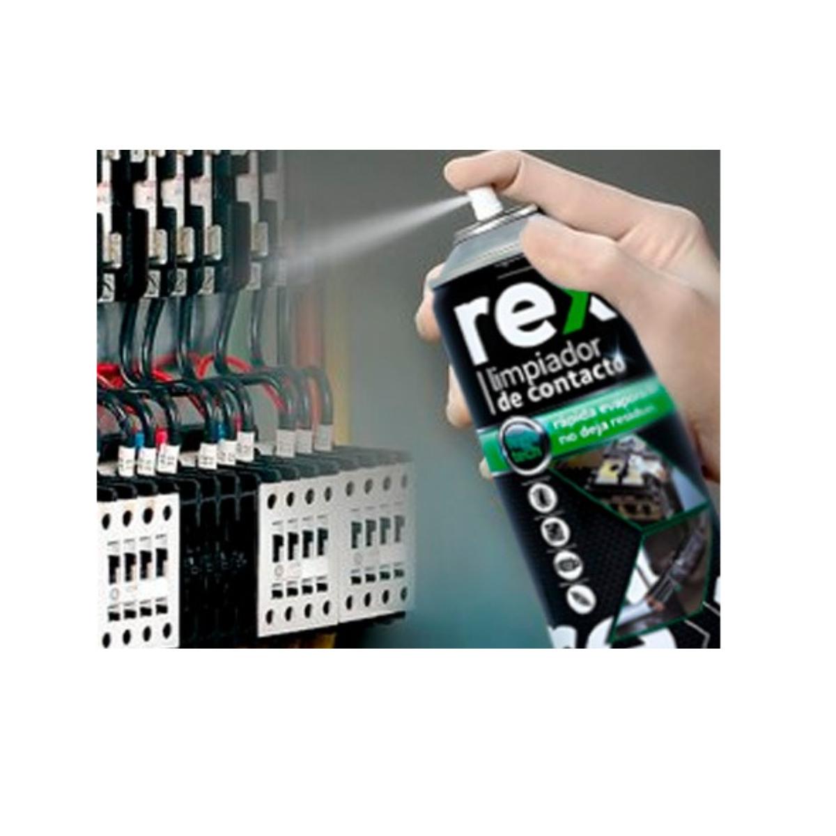 LIMPIADOR DE CONTACTOR REX RAPIDA EVAPORACION 400ML - 4
