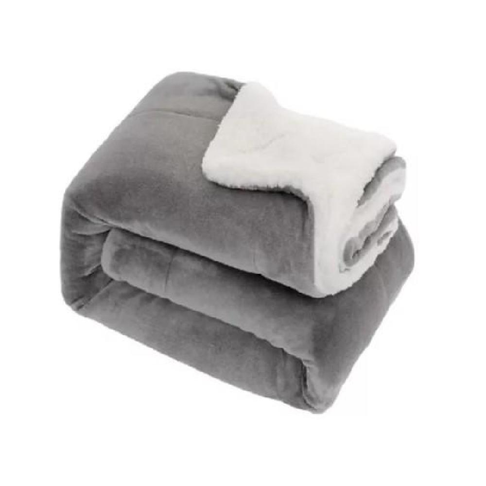 FRAZADAS MANTA COBIJA PREMIUM POLAR CON CHIPORRO 2 PLAZAS INVIERNO - 3