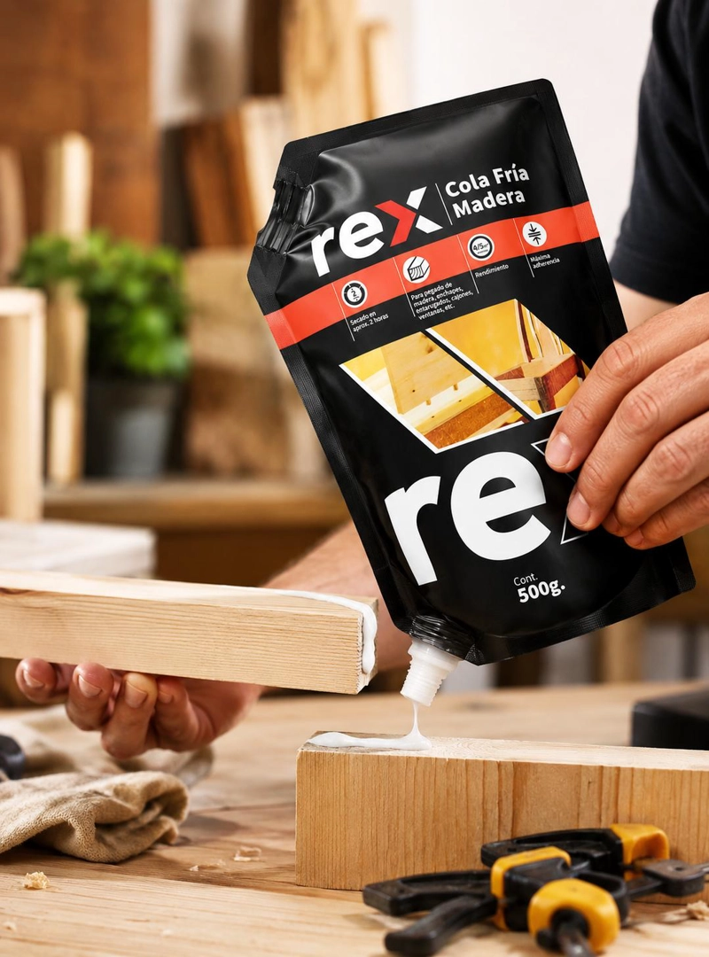 COLA FRIA PARA MADERA MAXIMA ADHERENCIA SECADO RAPIDO 500GRS - 2