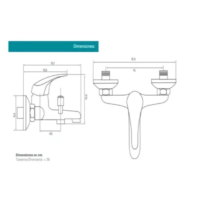 MONOMANDO CTFA29 DUCHA COLINA FANALOZA 5 AÑOS DE GARANTIA - 3