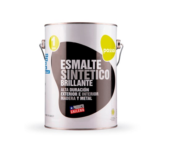 ESMALTE SINTETICO NEGRO BRLILLANTE INT/EXT PASSOL 1GALON - 1