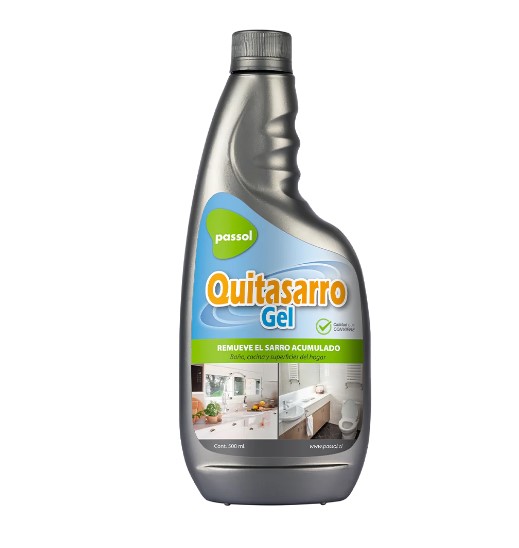 QUITASARRO GEL PASSOL BAÑO, COCINA LAVADEROS, GRIFERÍA , WC 500ML - 1
