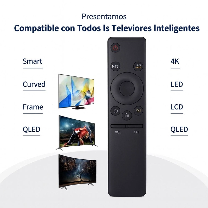 CONTROL GENÉRICO COMPATIBLE SAMSUNG SMART UHD TV 4K 2024 - 3
