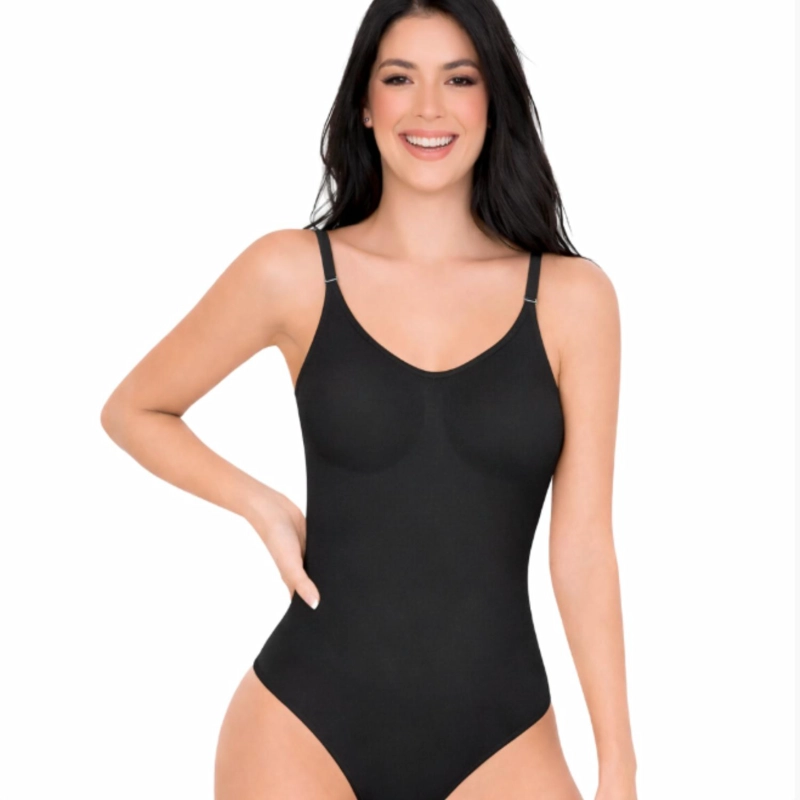BODY MUJER REDUCTOR Y CONTROL DE ABDOMEN NEGRO - 1