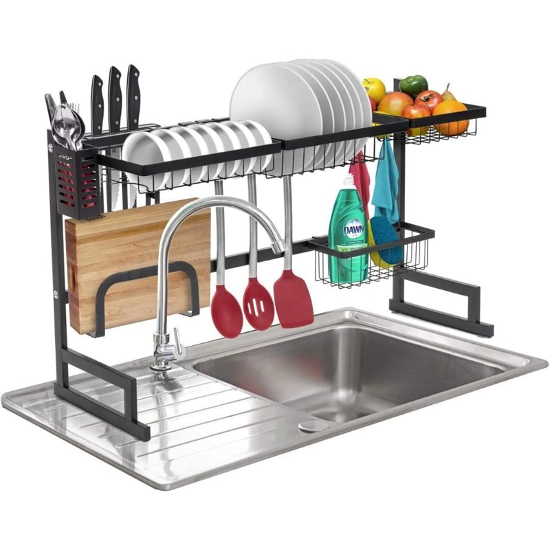 SECADOR DE LOZA ESCURRIDOR DE LOZA SECADOR PLATOS 85 CM - 1