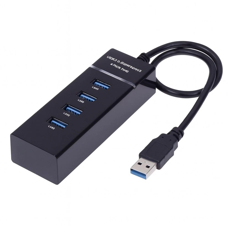 HUB 4 PUERTOS MULTI USB 3.0 INDICADOR LUZ LED ADAPTADOR - 1