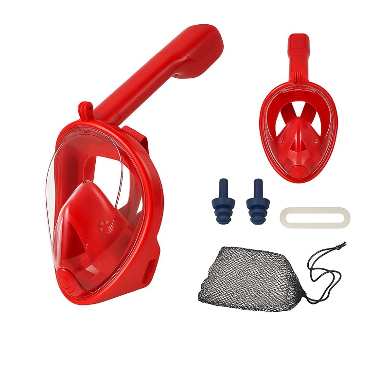 MASCARA SNORKEL MASCARA BUCEO SNORKEL FULLFACE GO PRO - ROSA - TAMAÑO UNICO - 2
