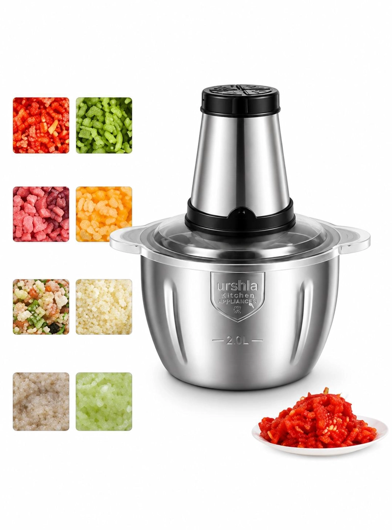 PICADOR 220V MOLEDOR 2 LITROS ELÉCTRICO CARNES Y VERDURAS - 2