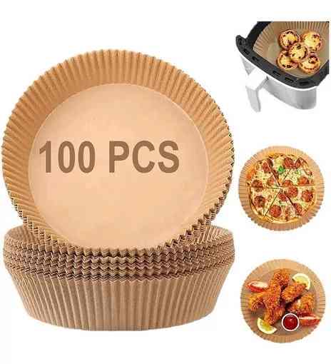 FORROS DESECHABLES ANTIADHERENTE FREIDORA 100 PCS AIR FRYER - 1