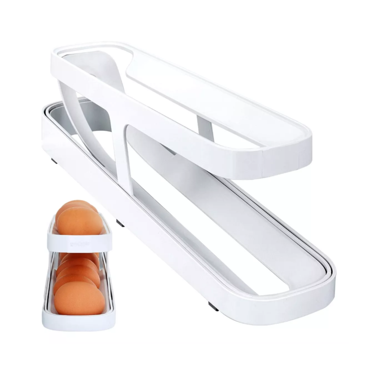 HUEVERA ORGANIZADOR DISPENSADOR DE HUEVOS AUTOMÁTICO - 1