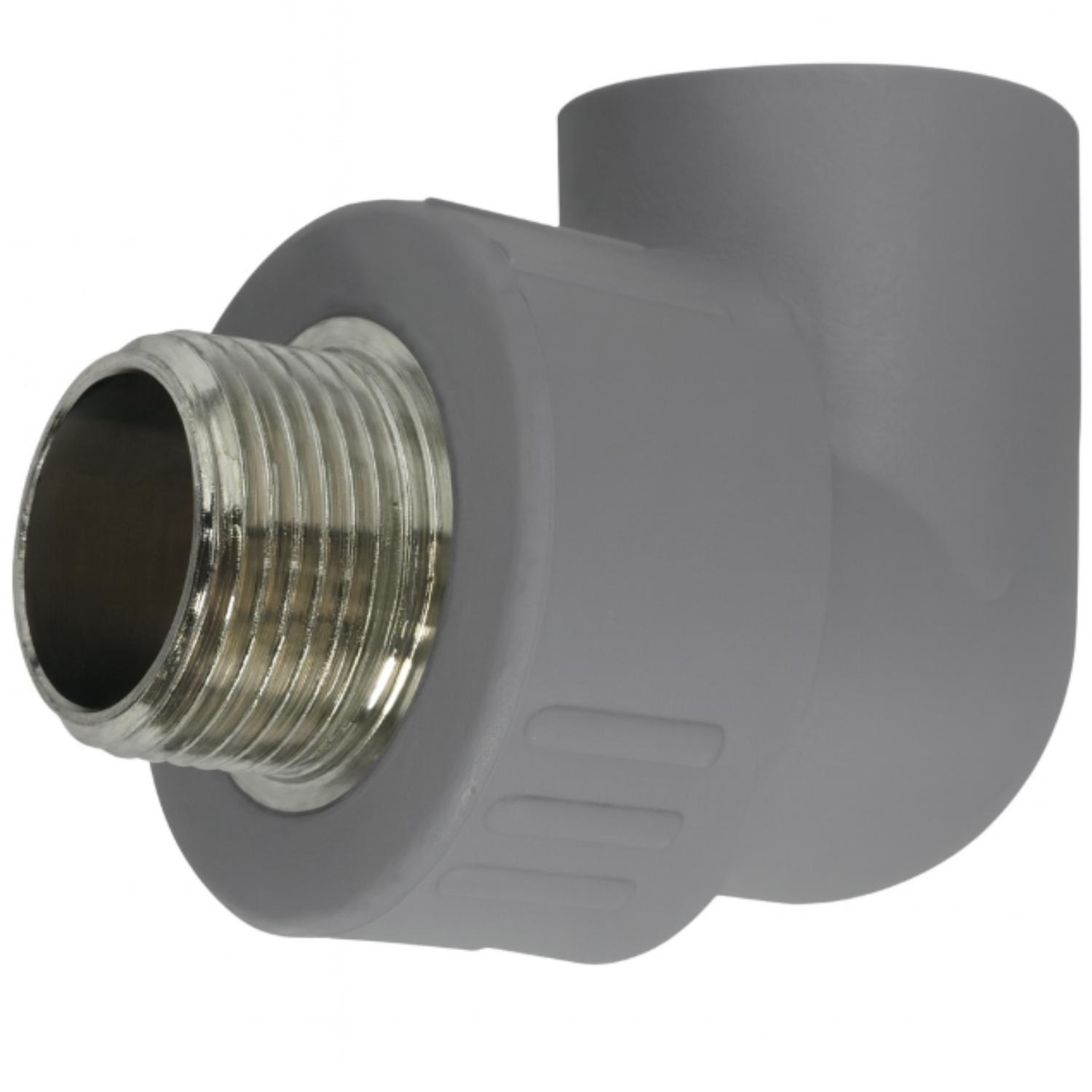 CODO FUSION PPR 25 X 3/4 HE/SOLDAR GRIS METAL EDR - 2