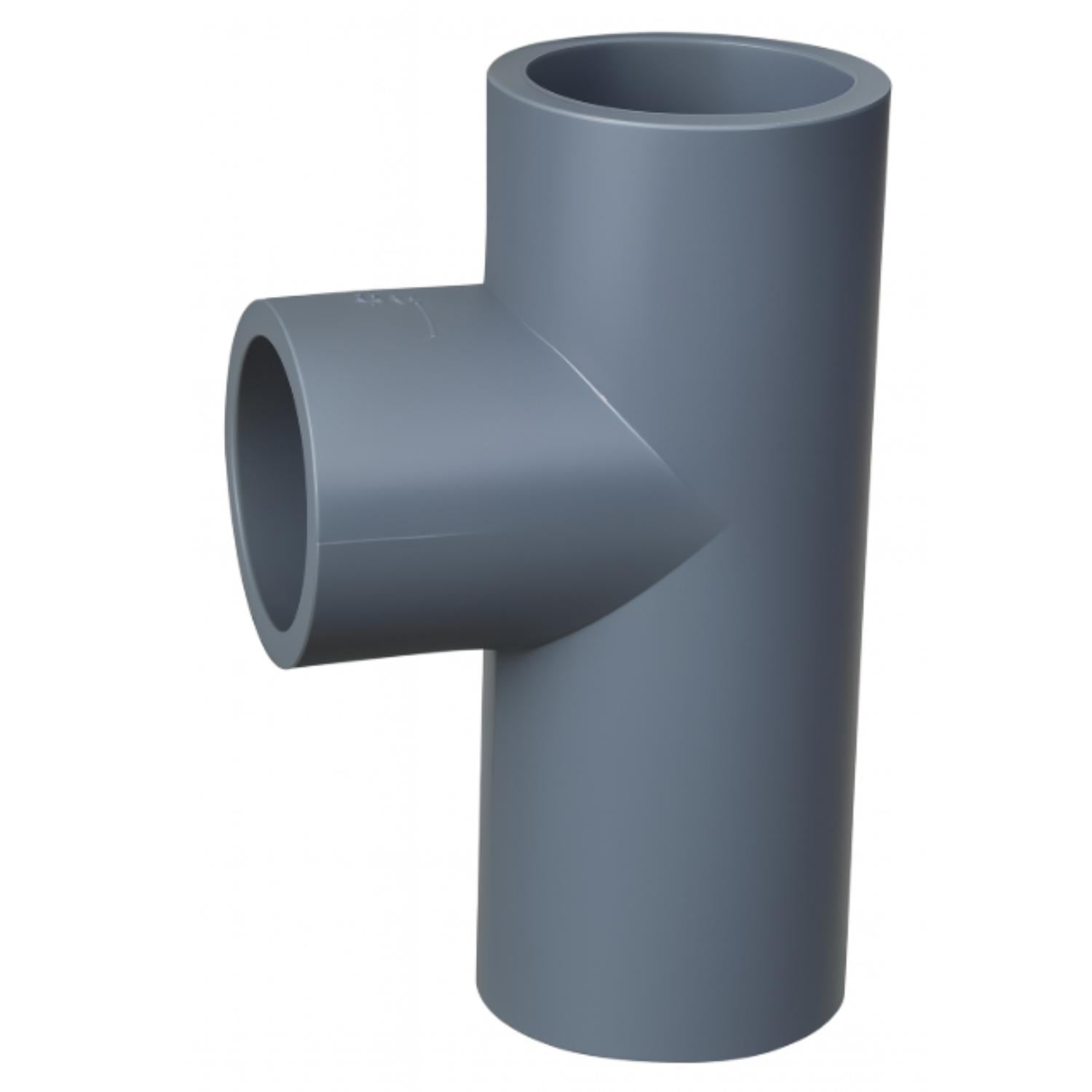 TEE PVC SANITARIO GRIS 50 X 50MM PVC PETROFLEX - 2