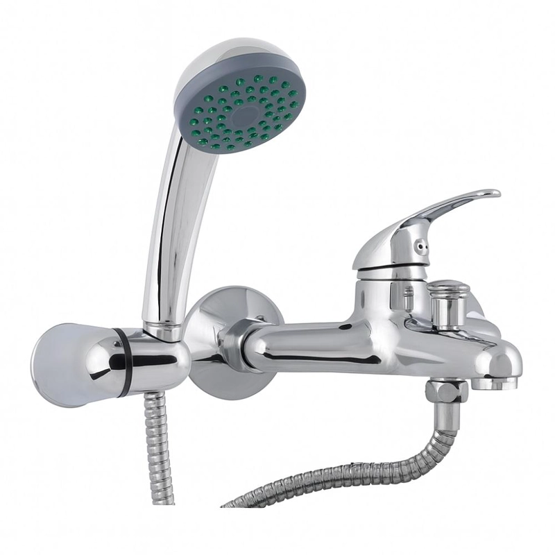 LLAVE TINA DUCHA MONOMANDO CROMADA ACERO/INOX HOFFENS - 2