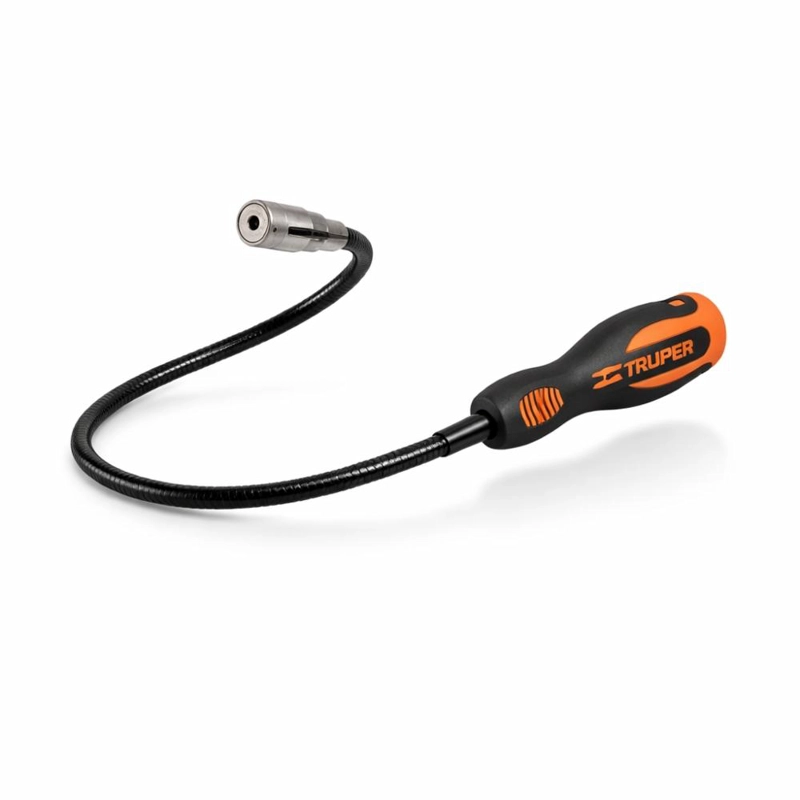 IMAN MECANICO FLEXIBLE CON LUZ LED TRUPER PROFESIONAL - 1