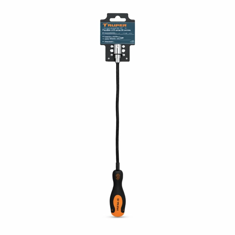 IMAN MECANICO FLEXIBLE CON LUZ LED TRUPER PROFESIONAL - 4