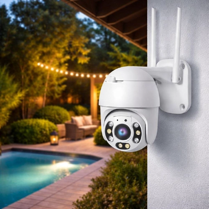 CÁMARA INTELIGENTE 360° WIFI-ALARMA-AUDIO-VOZ -FHD VISION NOCTURNA - 2