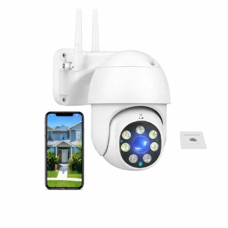 CÁMARA INTELIGENTE 360° WIFI-ALARMA-AUDIO-VOZ -FHD VISION NOCTURNA - 3