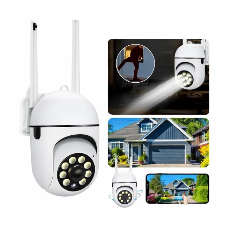 CÁMARA INTELIGENTE 360° WIFI-ALARMA-AUDIO-VOZ -FHD VISION NOCTURNA - 5
