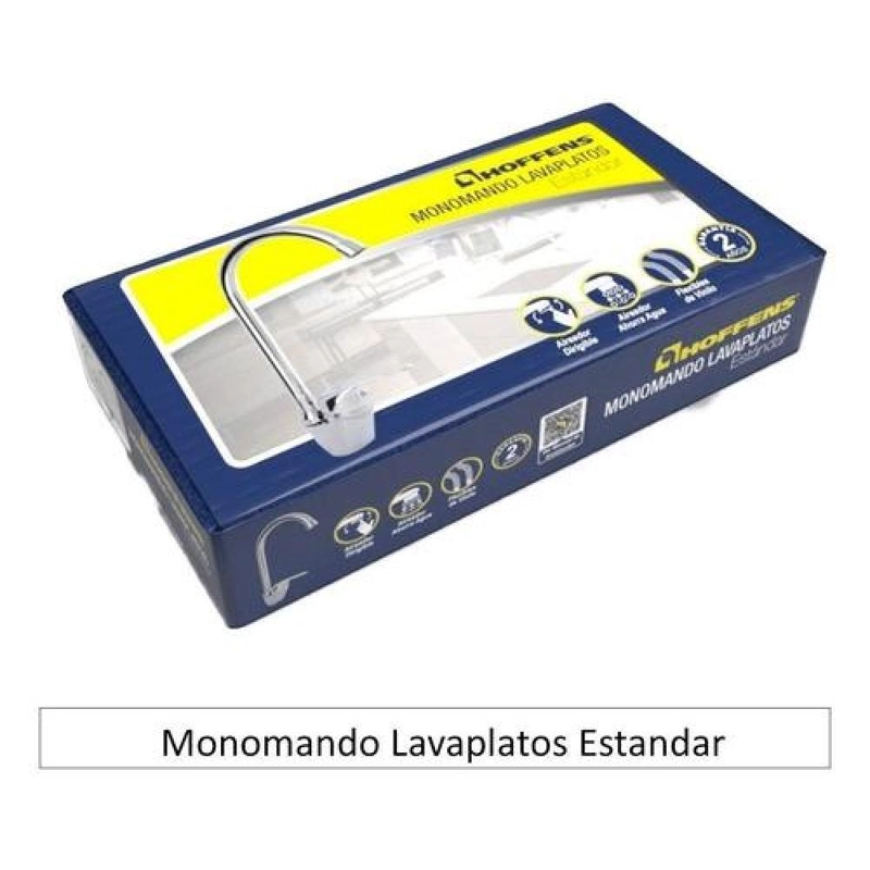 LLAVE GRIFERIA MONOMANDO LAVAPLATOS HOFFENS GARANTIA 2 AÑOS - 3