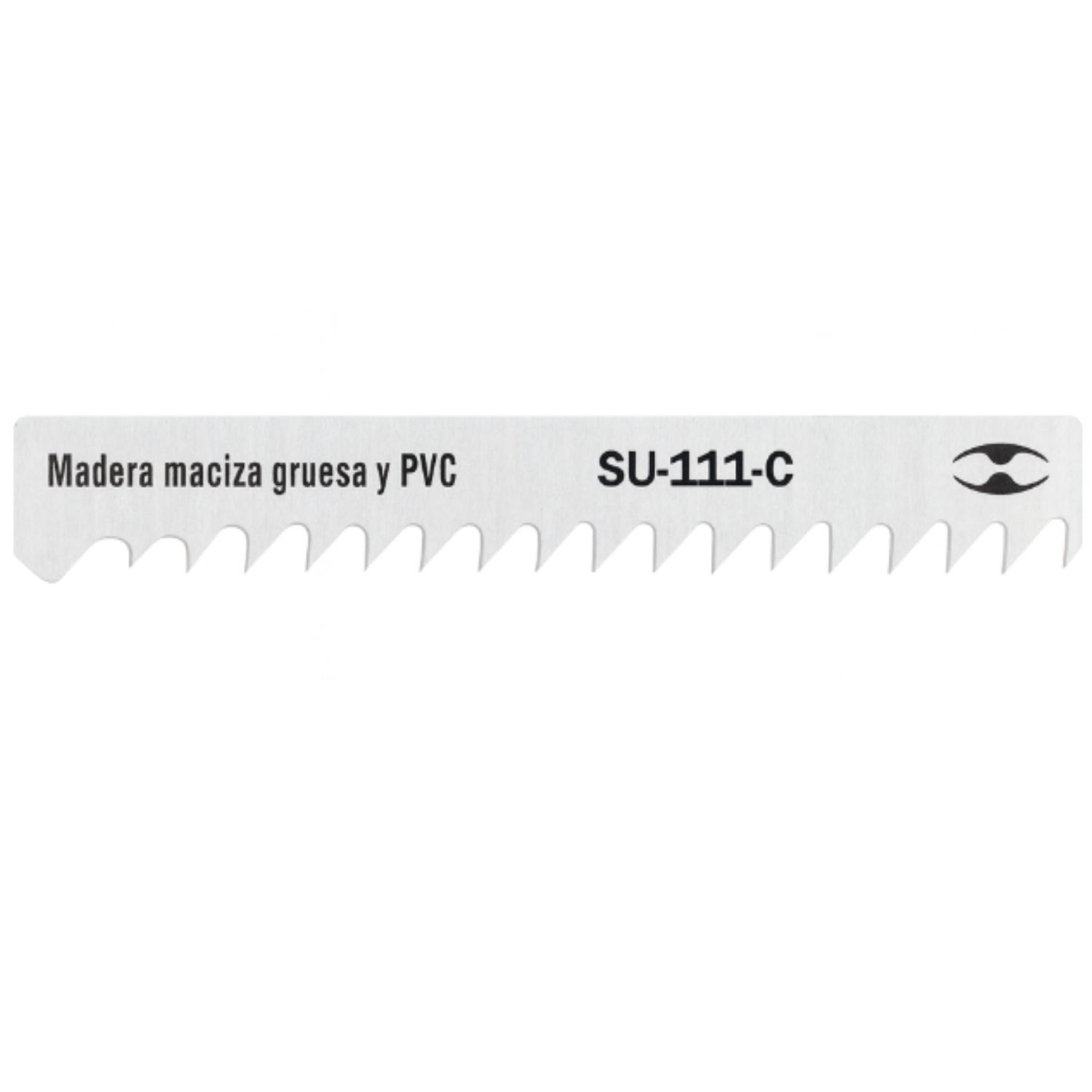 HOJA PARA SIERRA CALADORA MADERA GRUESA Y PVC 5UN TRUPER - 2