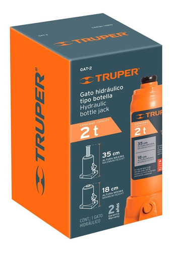 GATA HIDRAULICA TIPO BOTELLA 2TN TRUPER - 2