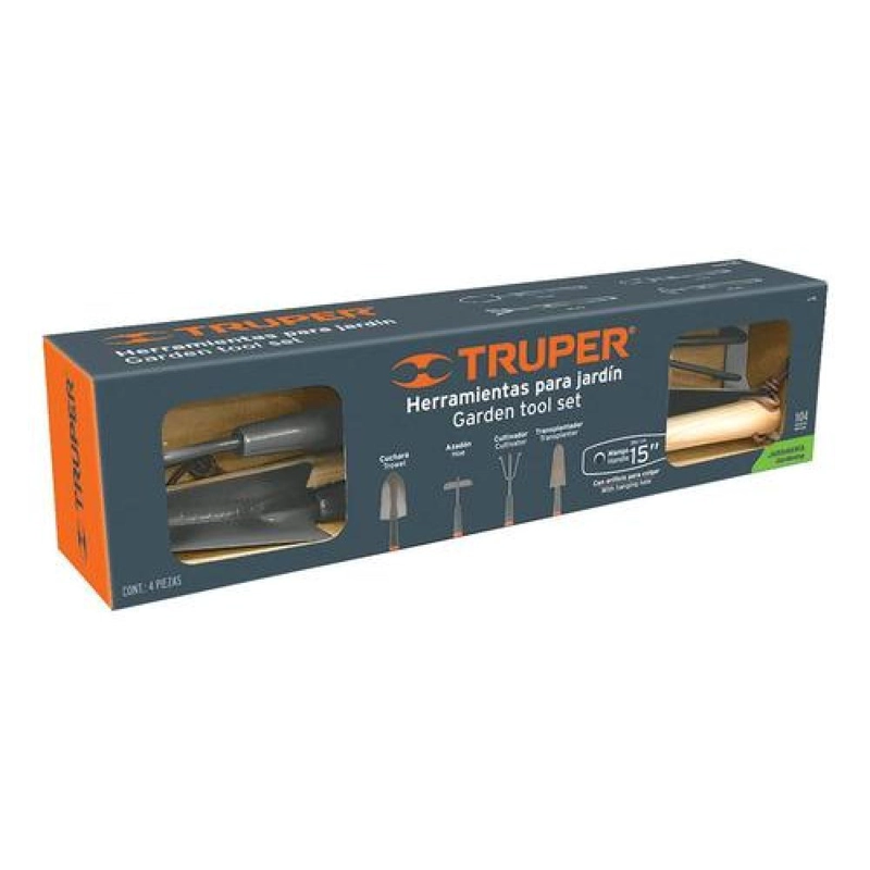 HERRAMIENTA 2024 JARDÍN 4 PCS TRUPER JJ-4L - 3