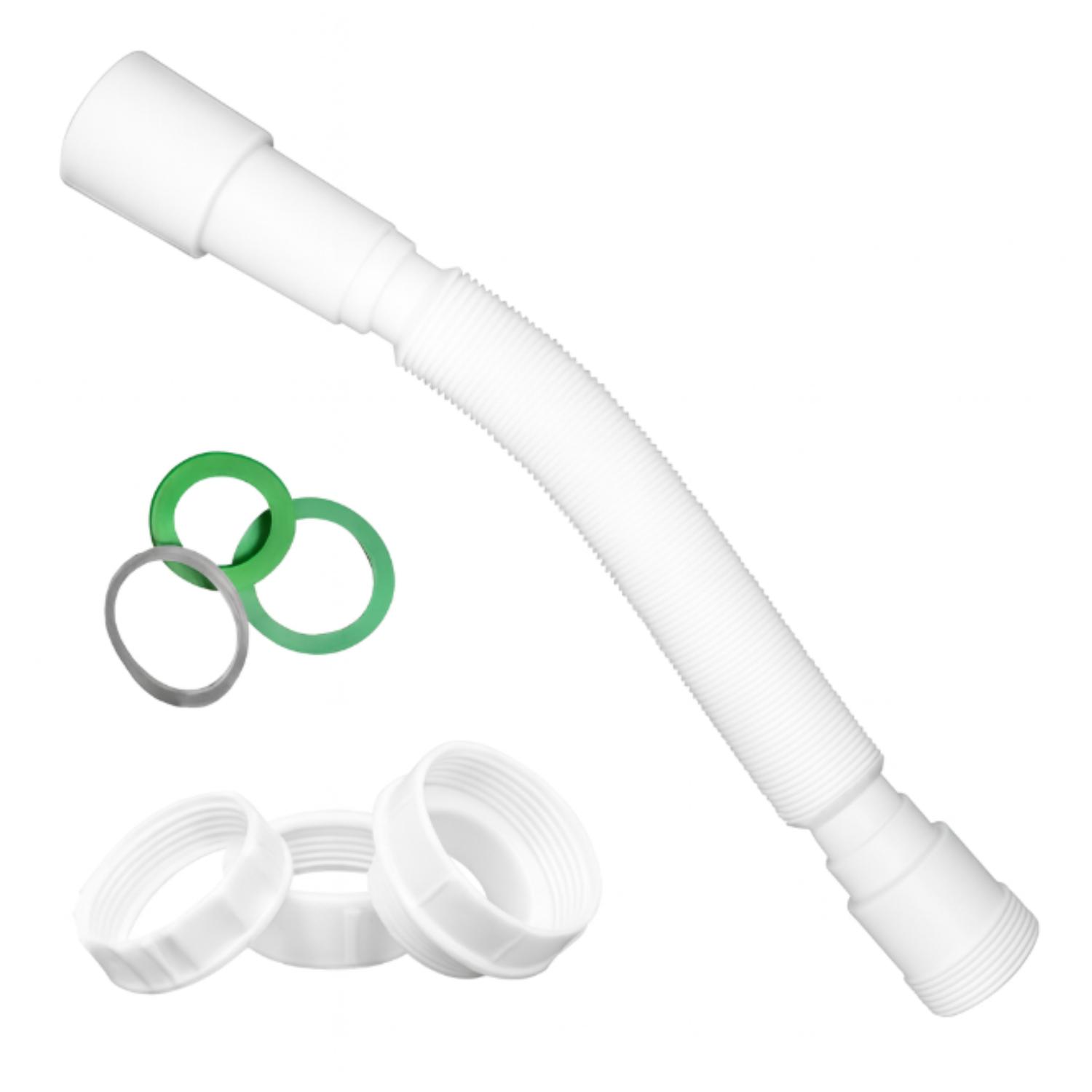 SIFON FLEXIBLE PLASTICO UNIVERSAL FANALOZA 1.1/2 40Y50MM - 2