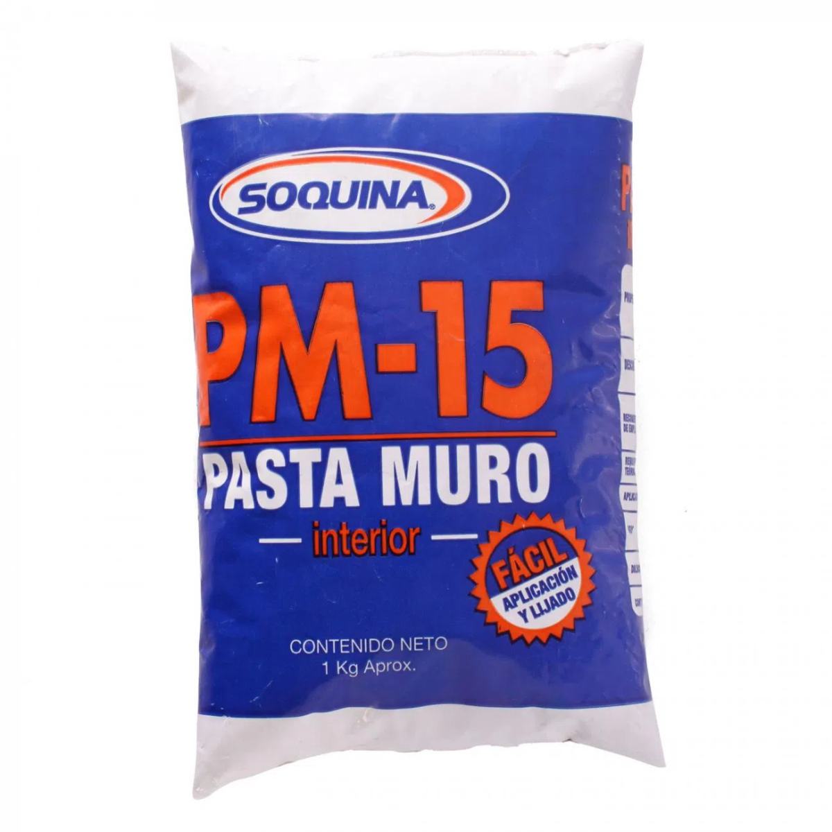 PASTA MURO PM-15 SOQUINA INTERIOR 1 KG - 1