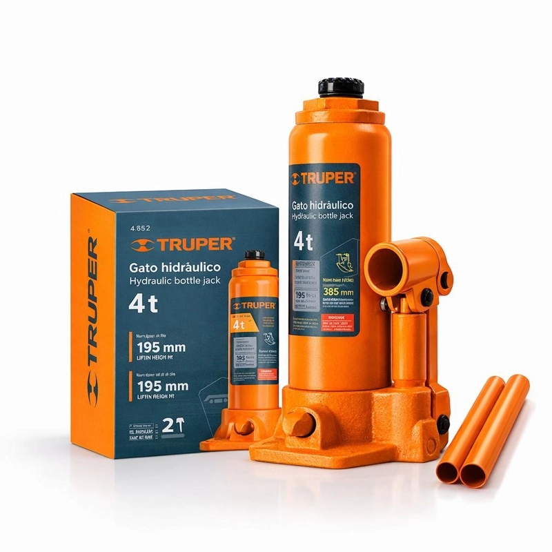 GATA HIDRAULICA 4 TN TIPO BOTELLA TRUPER GAT-4 - 4
