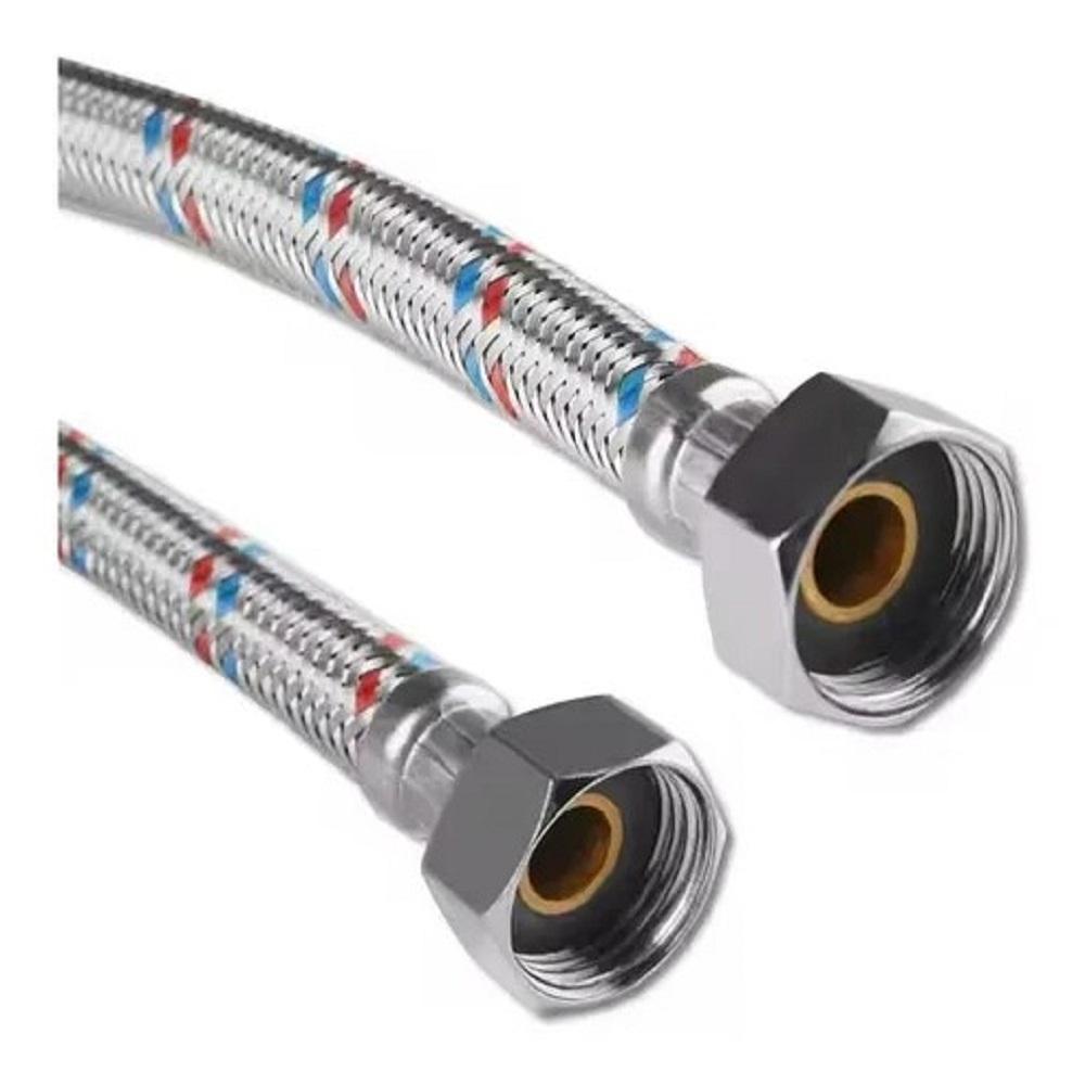 FLEXIBLE DE 1/2 ACERO INOXIDABLE 35CM CALEFONT HE-HI HOFFENS - 2