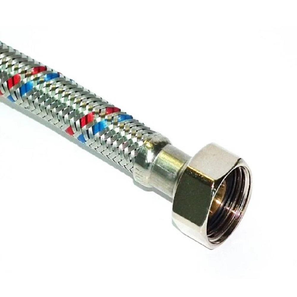 FLEXIBLE DE 1/2 ACERO INOXIDABLE 35CM CALEFONT HE-HI HOFFENS - 3