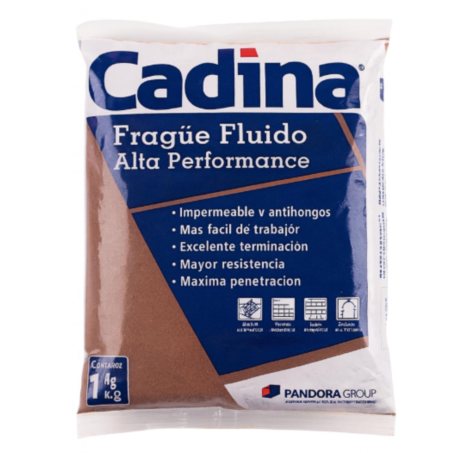 FRAGUE FLUIDO CAFE OSCURO 1KG IMPERMEABLE ANTIHONGOS CADINA - 1