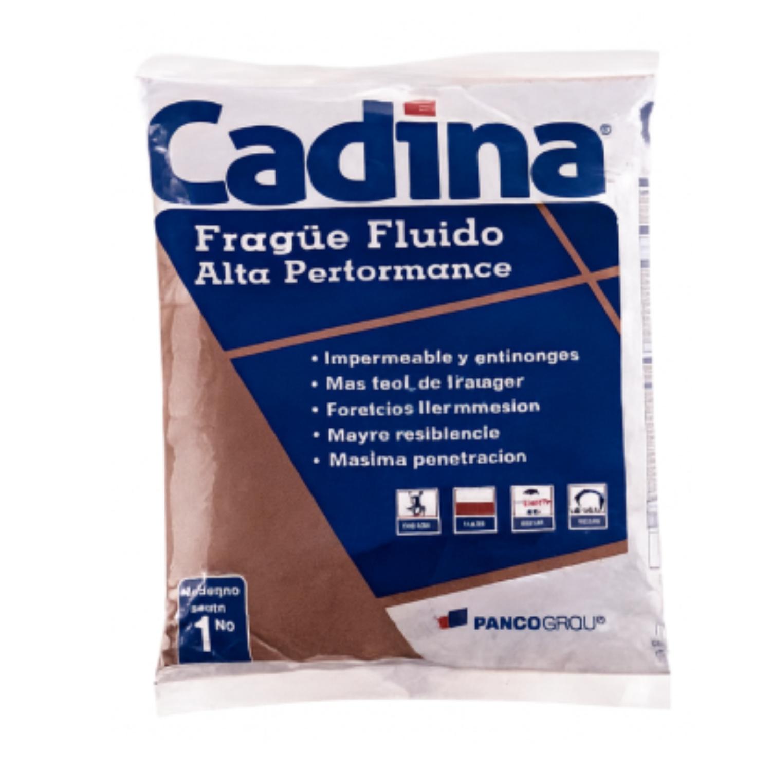 FRAGUE FLUIDO CAFE OSCURO 1KG IMPERMEABLE ANTIHONGOS CADINA - 2