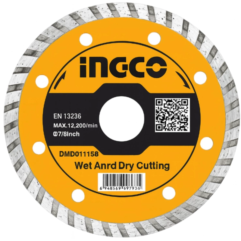 DISCO DIAMANTADO 2024 8PCS 115 MM 4 1/2 INGCO - 1