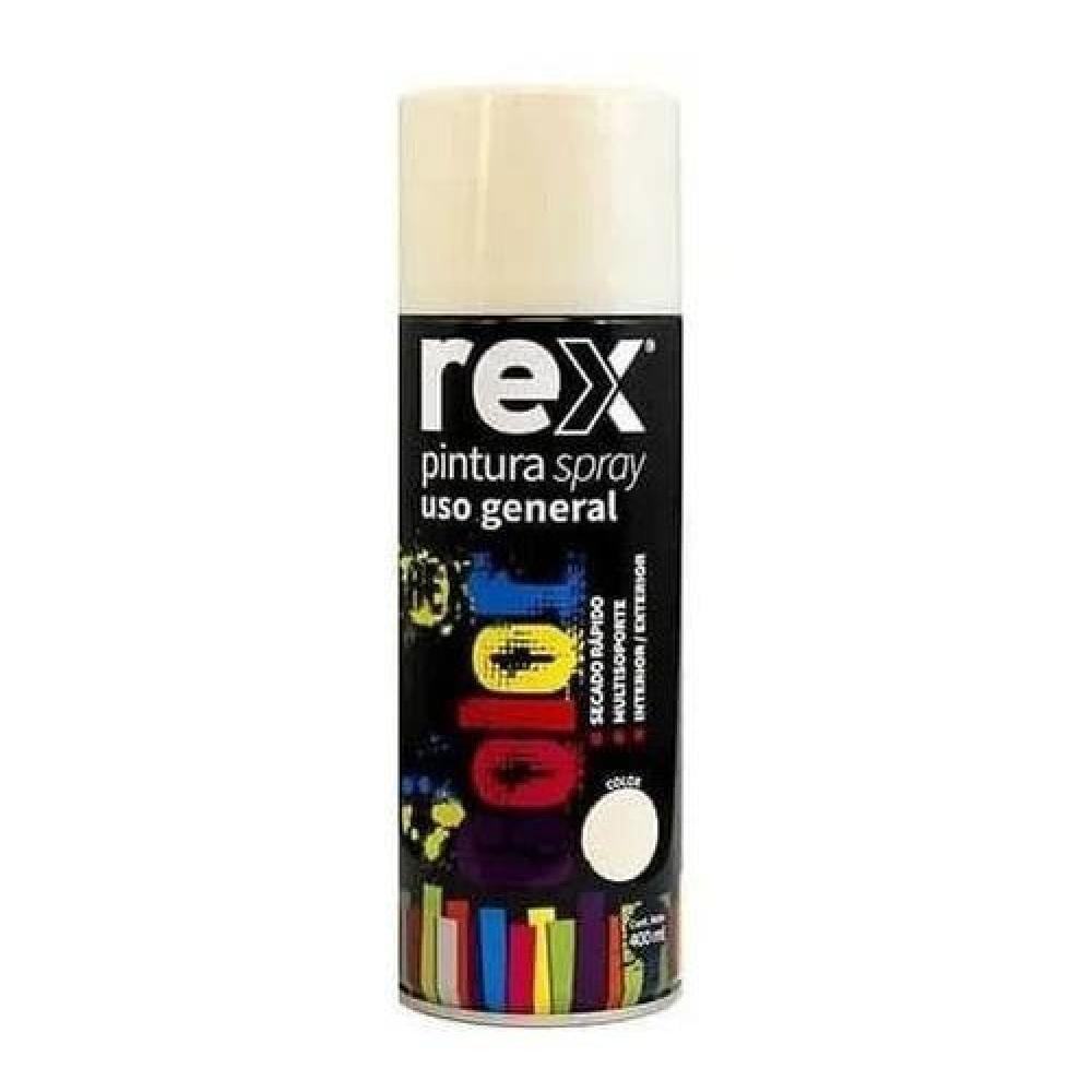 PINTURA EN SPRAY USO GENERAL SECADO RÁPIDO REX 400ML BLANCA - 1