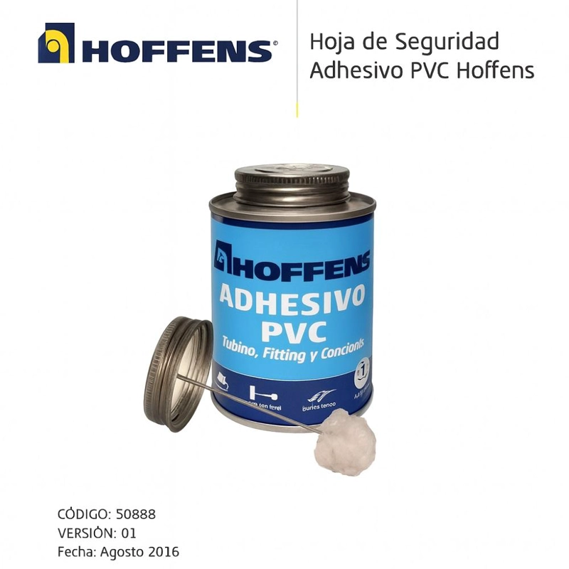 PEGAMENTO PARA PVC 240 CC TRADICIONAL C/APLICADOR HOFFENS - 3