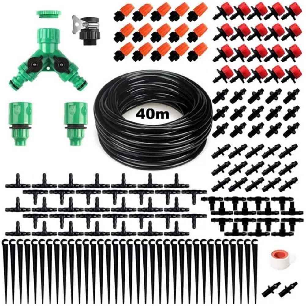 KIT RIEGO SISTEMA AUTOMÁTICO GOTEO 40M 158PCS - 4