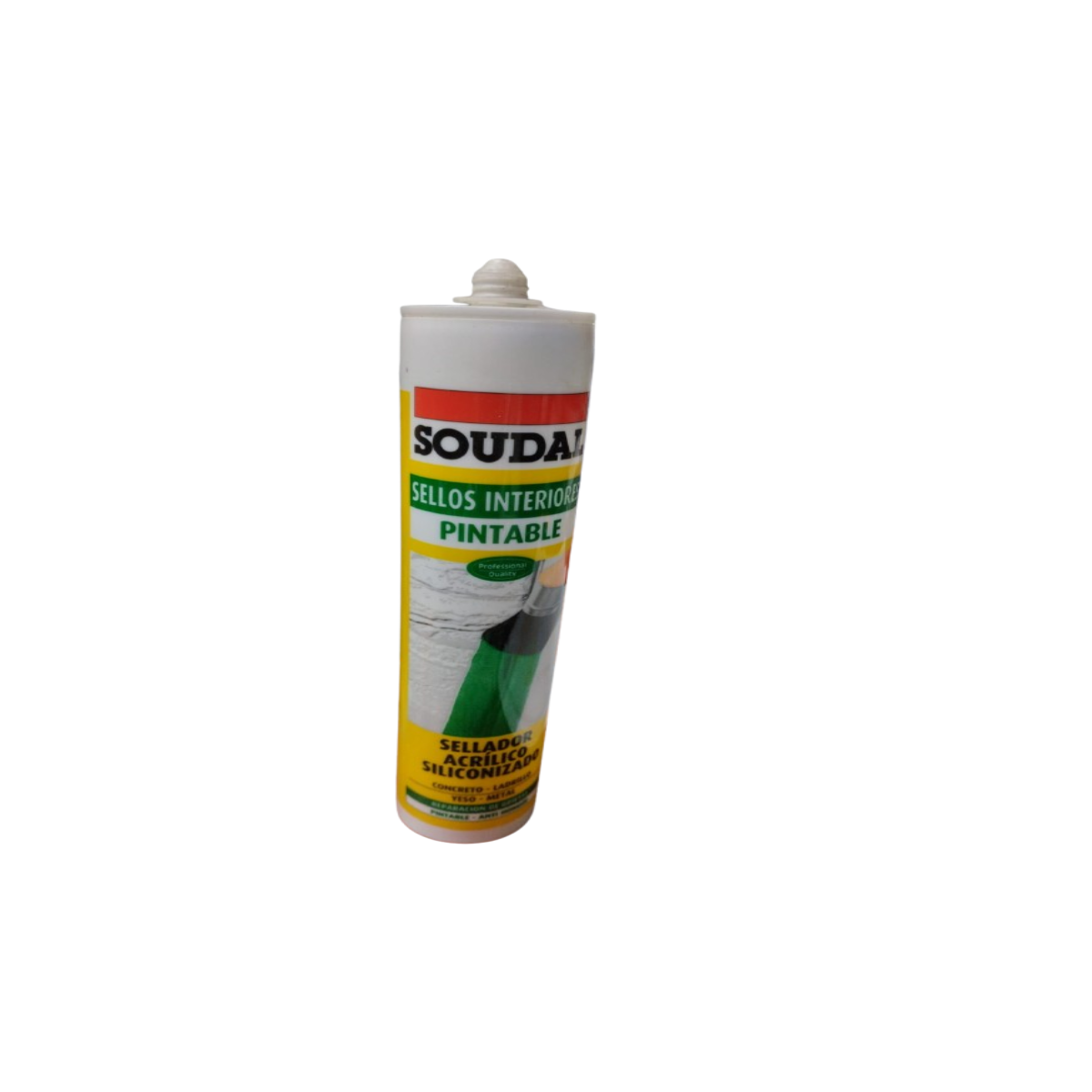 SELLADOR ACRÍLICO SILICONIZADO PINTABLE SOUDAL 300ML - 4