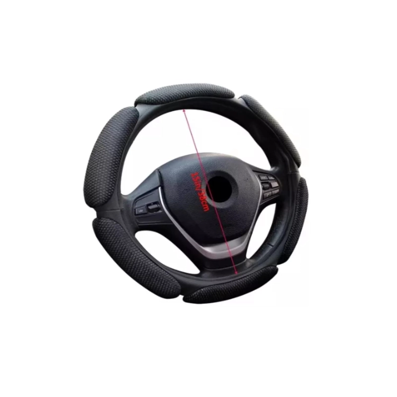 FUNDA CUBRE VOLANTE UNIVERSAL 3D ACOLCHADO ANTIDESLIZANTE - 9